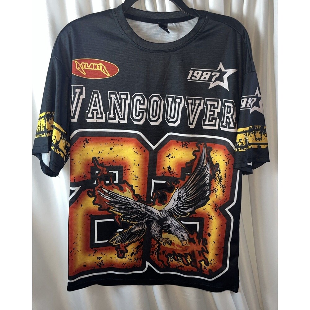 Romwe Vancouver 1987 Eagle Flame 23 Streetwear Size 34 Contemporary Y2K